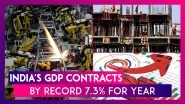 India's GDP Contracts By Record 7.3% For Year, Q4 Showed Revival