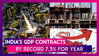 India's GDP Contracts By Record 7.3% For Year, Q4 Showed Revival