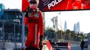 Sports News | Azerbaijan GP: Ferrari's Charles Leclerc Takes Pole Position