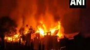 India News | Houses Damaged, Several Injured in Fire in J-K's Baramulla