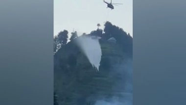 India News | IAF Helicopters Deployed to Douse Fire in J-K's Ramban