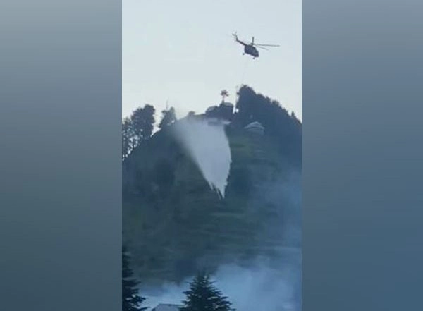 India News | IAF Helicopters Deployed to Douse Fire in J-K's Ramban