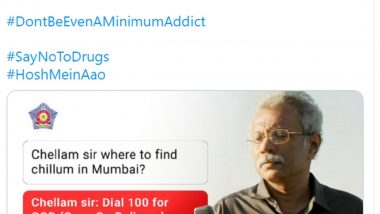 Mumbai Police Gets The Family Man 2's Chellam To Teach A Lesson On Chillum, Says 'Don't Be Even A Minimum Addict'