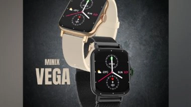 Business News | Minix is Set to Go Live with the Sale of Their Latest Minix Vega Smartwatch on 22nd June 2021