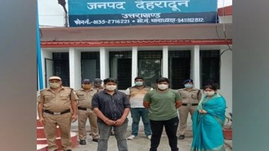 India News | Dehradun: BJP Mahila Morcha Leader, Three Held in Land Grabbing Case