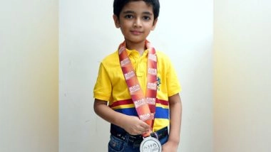 Business News | Dev Shah, Youngest Person to Recite the Names of All Countries in Order of Their Landmass - Asia Book of Records