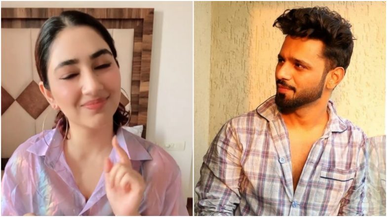 Disha Parmar Mouths This Selena Gomez Dialogue To Prove She Is Not Lazy to Boyfriend Rahul Vaidya, Watch Cute Instagram Reel Video