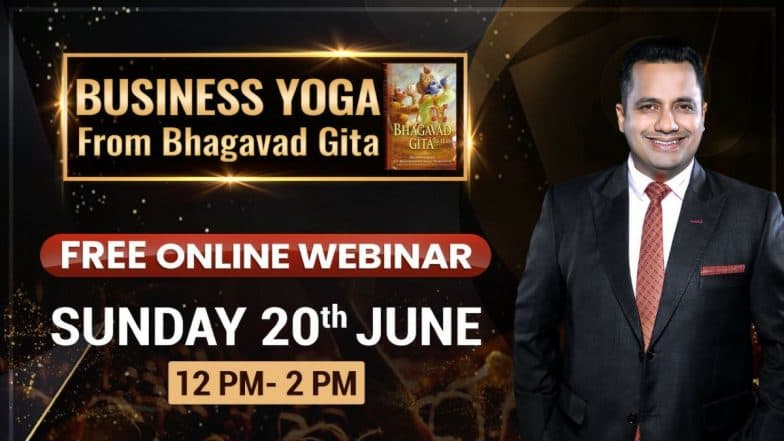 Business Yoga With Bhagavad Gita Live Streaming: Watch Free Webinar by Ed-Tech Start-Up Bada Business For Youth