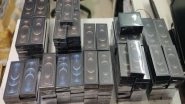 India News | IPhones Worth Rs 3.19 Cr Seized by Delhi Customs