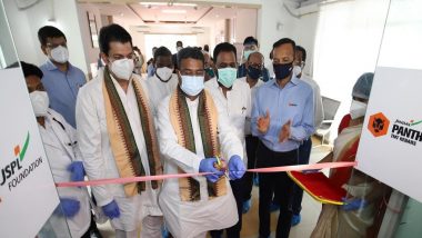 Odisha: Dharmendra Pradhan Inaugurates 270-Bed COVID-19 Care Center at Jindal Steel and Power Plant in Angul