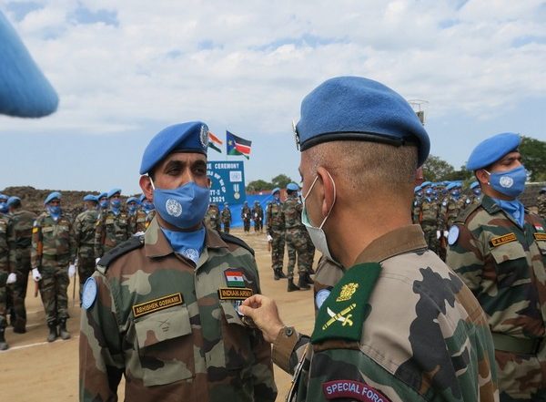 135 Indian Peacekeepers Receive UN Medals For Outstanding Service In South Sudan