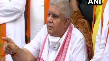 India News | Anti-defection Law as Much Applicable in Bengal as in Other States: Governor Jagdeep Dhankhar