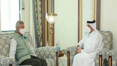 World News | Jaishankar Meets Qatari Counterpart, Discusses Bilateral Cooperation