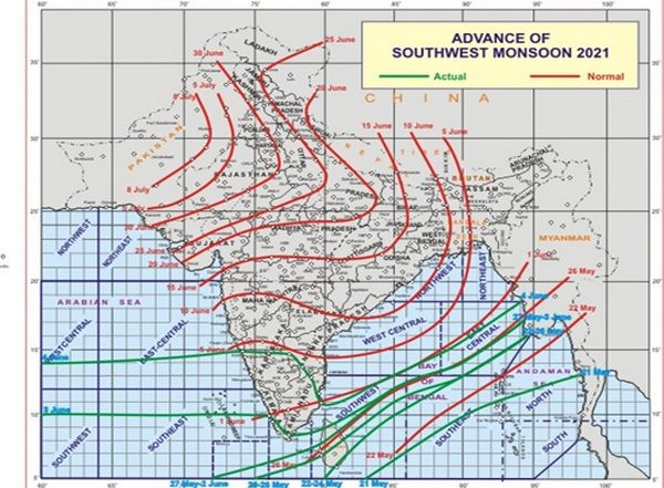 Monsoon Likely to Reach Tamil Nadu, Puducherry, Coastal Karnataka in Next 24 Hours, Says IMD