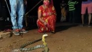 8-Foot Long King Cobra Rescued by Woman in Odisha&rsquo;s Mayurbhanj