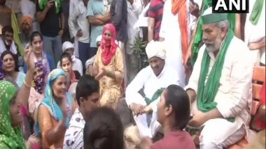 India News | Tikait on Dharna in Haryana's Fatehabad, Demands Release of Arrested Farmers