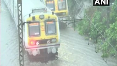India News | Mumbai: Halted Local Trains Resume Services as Waterlogging Clears