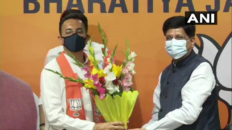 Jitin Prasada Joins BJP in Presence of Piyush Goyal After Quitting Congress