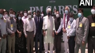 India News | LG Manoj Sinha Inaugurates 500-bedded DRDO Covid Hospital in Srinagar