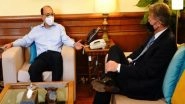 World News | Shringla Meets US Envoy; Discusses India-US Relations, Cooperation in Combating COVID