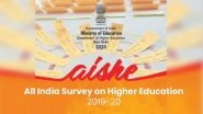 Education Minister Ramesh Pokhriyal Approves Release of Report of All India Survey on Higher Education 2019&ndash;20; Student Enrolment Grows by 11.4% From 2015&ndash;16 to 2019&ndash;20