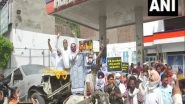 India News | Congress Holds Nationwide Protest Against Rising Fuel Prices