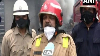India News | No Casualties Reported in Fire at Showrooms of Delhi's Lajpat Nagar Market