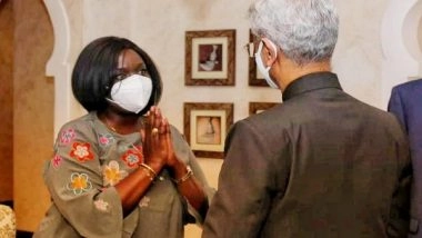 World News | Jaishankar Calls on Kenyan FM Raychelle Omamo to Discuss Bilateral Cooperation