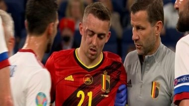 Sports News | Euro 2020: Belgium's Timothy Castagne out of Tournament After Fractured Eye Socket