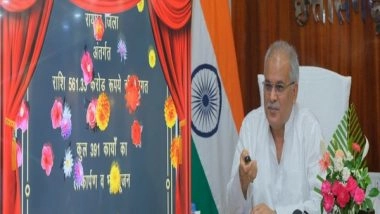 India News | Chhattisgarh: Inauguration, Bhumipujan of Works Worth Rs 681 Cr in Raipur, Gaurela-Pendra-Marwahi Districts
