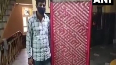 India News | Jodhpur Man Makes Cots with Messages to Raise Awareness About COVID-19