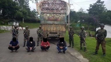 India News | Illicit Veneer Sheets Worth Rs 30 Lakh Seized in Manipur's Senapati