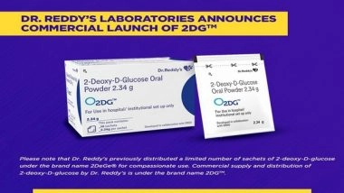 India News | Dr Reddy's Laboratories Announces Commercial Launch of Anti-COVID-19 Drug 2-DG