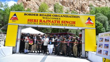 Rajnath Singh Dedicates to Nation 63 Bridges Built by Border Roads Organisation in 6 States and 2 Union Territories