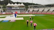 Sports News | WTC Final: Match Officials on the Field as It Continues to Drizzle in Southampton