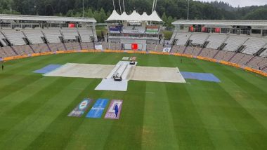 ICC WTC Final 2021: Rain Washes Off Opening Day's Play Between India and New Zealand at Ageas Bowl