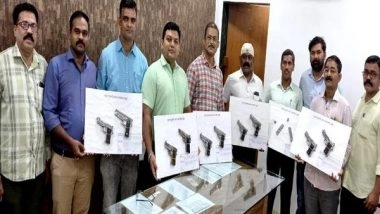 India News | Mumbai: Man Arrested,10 Pistols, 12 Magazines Recovered from His Possession