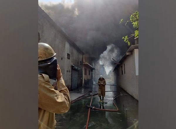 Delhi: Fire Breaks Out at Shoe Factory in Udyog Nagar
