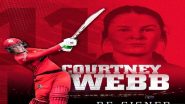 Sports News | WBBL: Courtney Webb Extends Contract with Melbourne Renegades