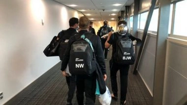 Sports News | WTC Champions BlackCaps Arrive in New Zealand