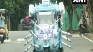 India News | Chennai Artist Designs Auto-rickshaw to Create COVID-19 Vaccination Awareness