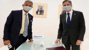 World News | Jaishankar Meets Blinken, Discusses Indo-Pacific, Afghan Situation