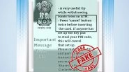 PIN Theft Can Be Prevented by Pressing 'Cancel' Twice on ATM Before Transaction? PIB Debunks Viral Post Falsely Attributed to RBI, Reveals Truth