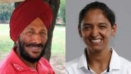 Harmanpreet Kaur Posts Emotional Message Condoling Milkha Singh&rsquo;s Demise, Says 'Keep Your Wings Alive'