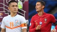 Sunil Chhetri Now 29 Goals Away From Cristiano Ronaldo&rsquo;s International Record