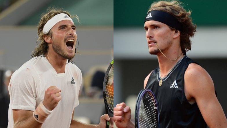 Alexander Zverev vs Stephanos Tsitsipas, French Open 2021 Live Streaming Online: How to Watch Free Live Telecast of Men's Singles Semi-Finals Tennis Match in India?
