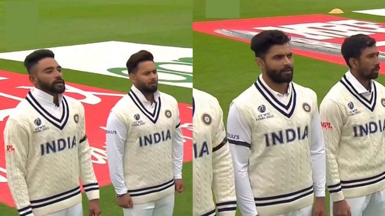 Indian Players Sport Black Armbands to Condole Milkha Singh's Death During India vs New Zealand WTC Final 2021