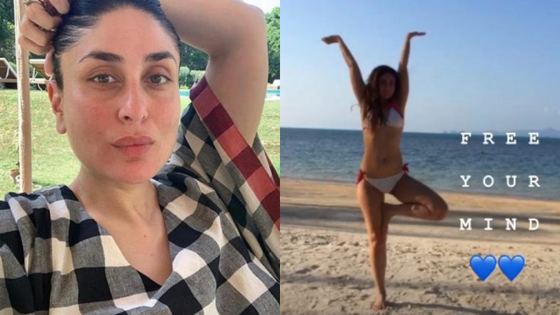 Kareena Kapoor Khan Drops a Bikini-Clad Picture of Herself on International Yoga Day 2021, Captions it as ‘Free Your Mind’