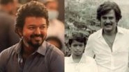 Thalapathy Vijay Birthday: Here&rsquo;s a Throwback Childhood Photo of the &lsquo;Beast&rsquo; Actor With Superstar Rajinikanth!