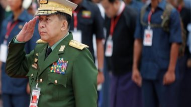 World News | Myanmar's Military Leader Leaves for Russia to Take Part in International Conference